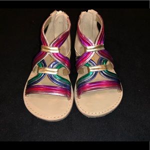 Baby/Toddler girl multi color sandal SZ 6